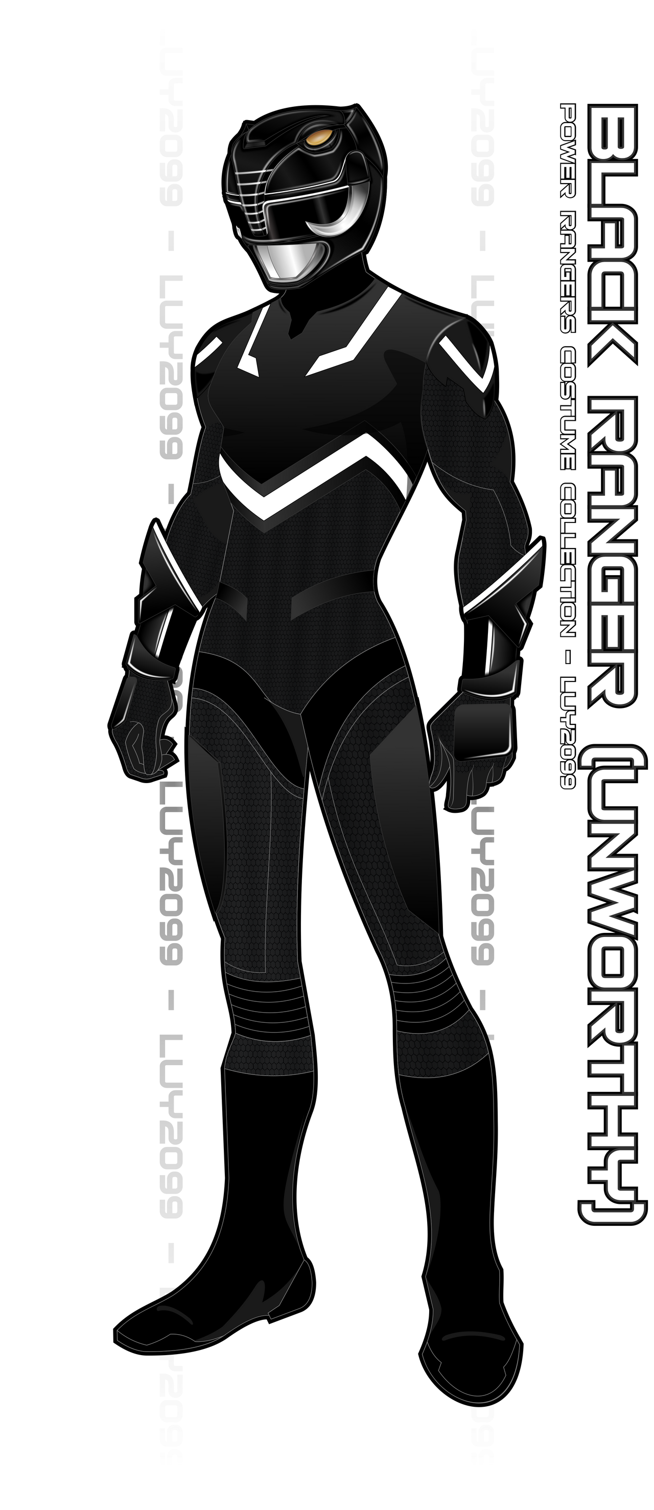 Black Ranger Deviantart Unworthy Black Ranger by Luy2099 on DeviantArt
