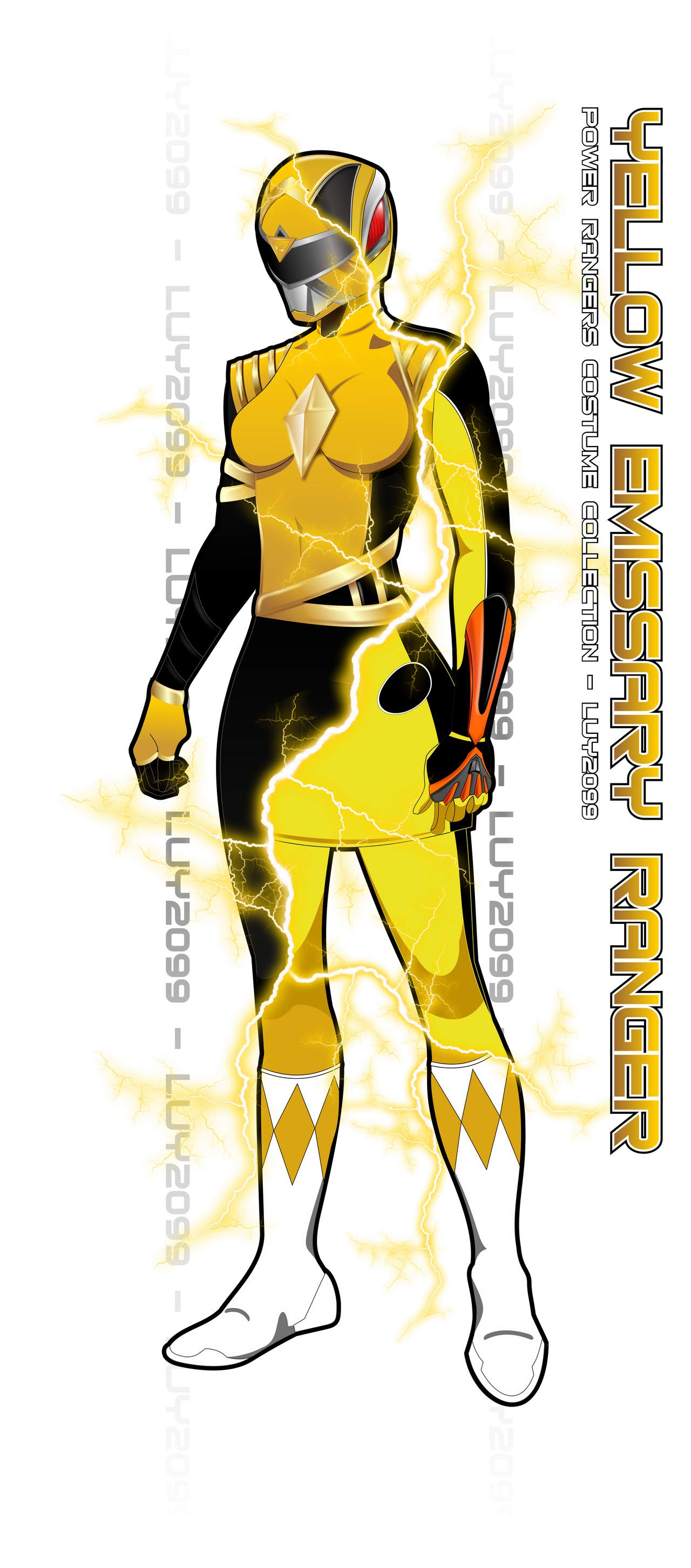 Min Yellow Ranger Emissary Yellow Ranger by Luy2099 on DeviantArt