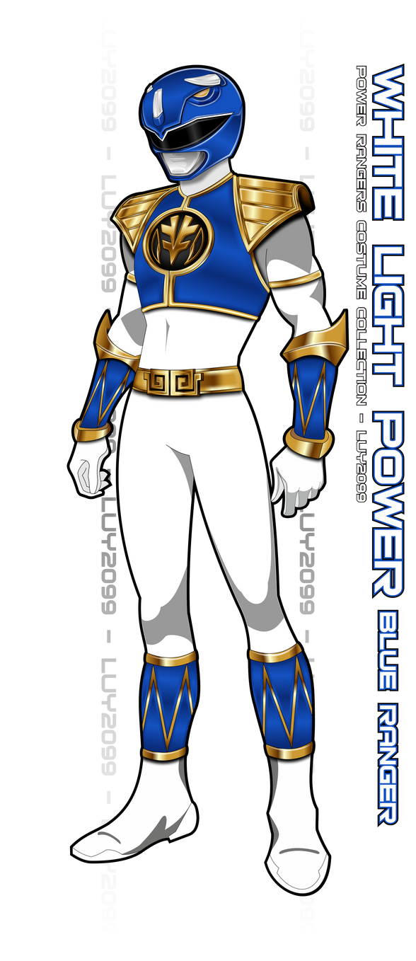 White Light Power Blue Ranger by Luy2099 on DeviantArt