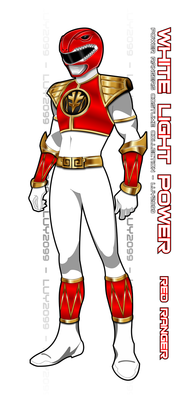 White Light Power Red Ranger by Luy2099 on DeviantArt