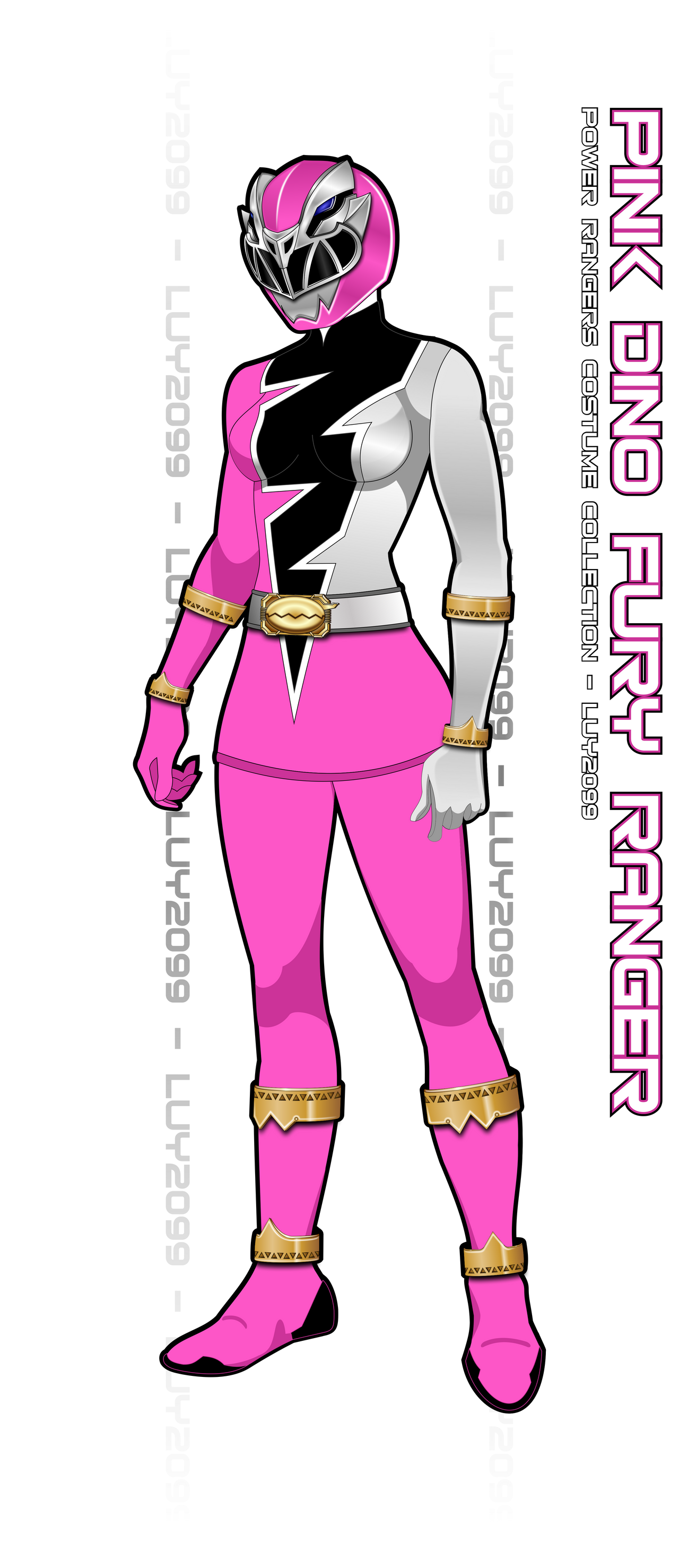 Pink 4 Deviantart Dino Fury Pink Ranger by Luy2099 on DeviantArt