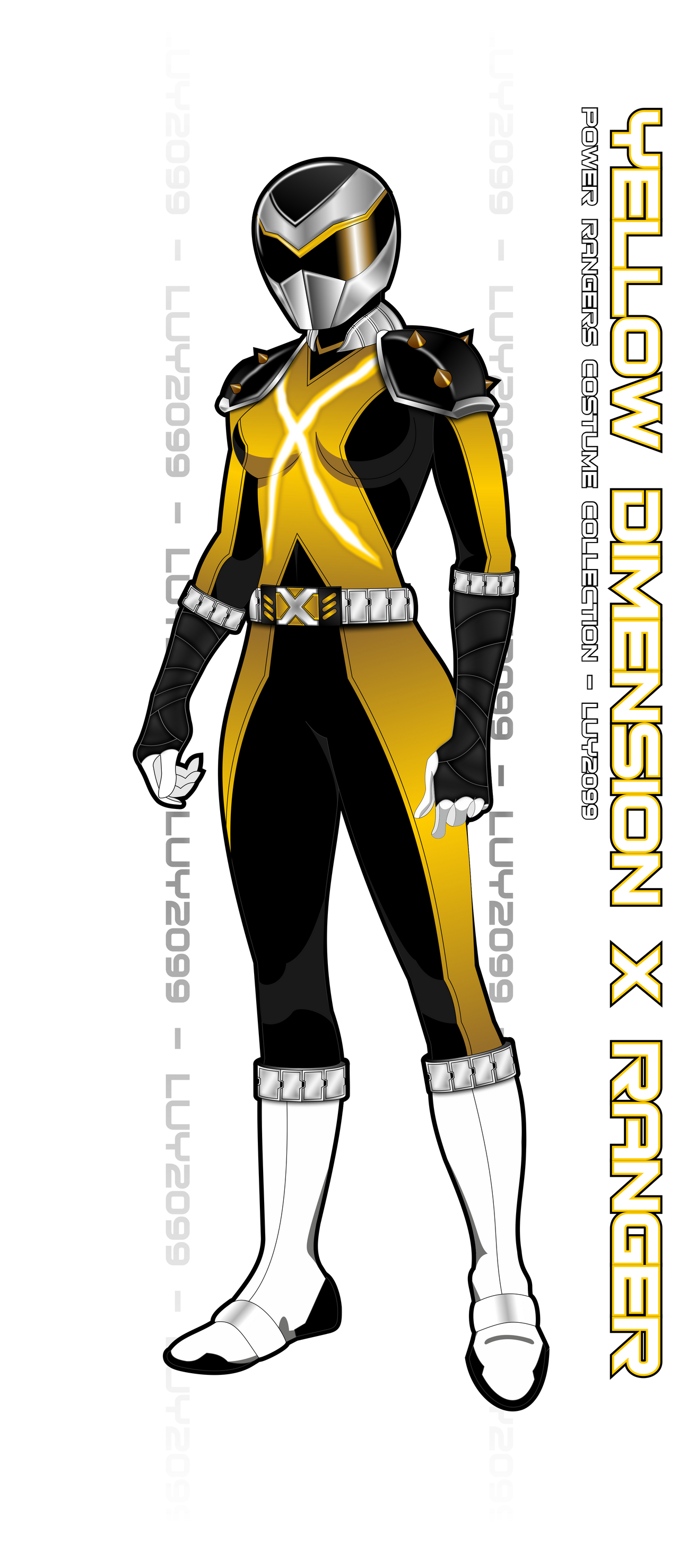 Dimension X Yellow Ranger by Luy2099 on DeviantArt