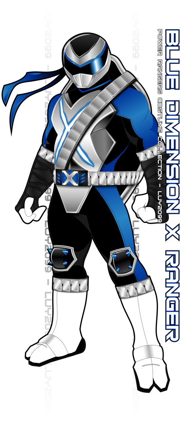 Dimension X Blue Ranger by Luy2099 on DeviantArt