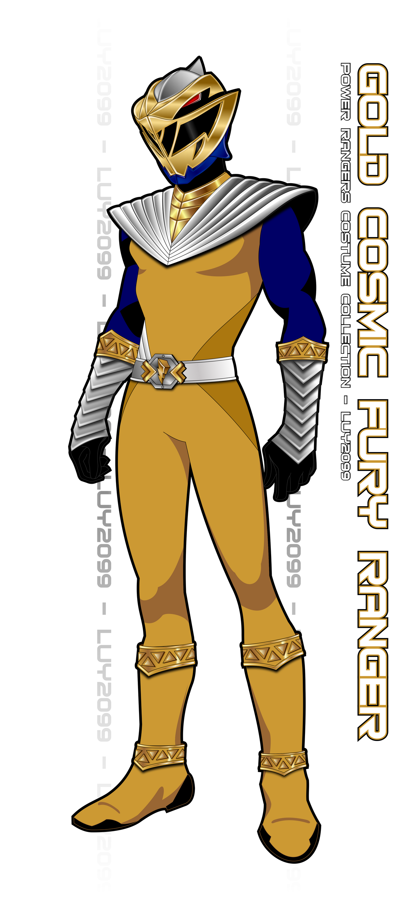 Cosmic Fury Gold Ranger by Luy2099 on DeviantArt