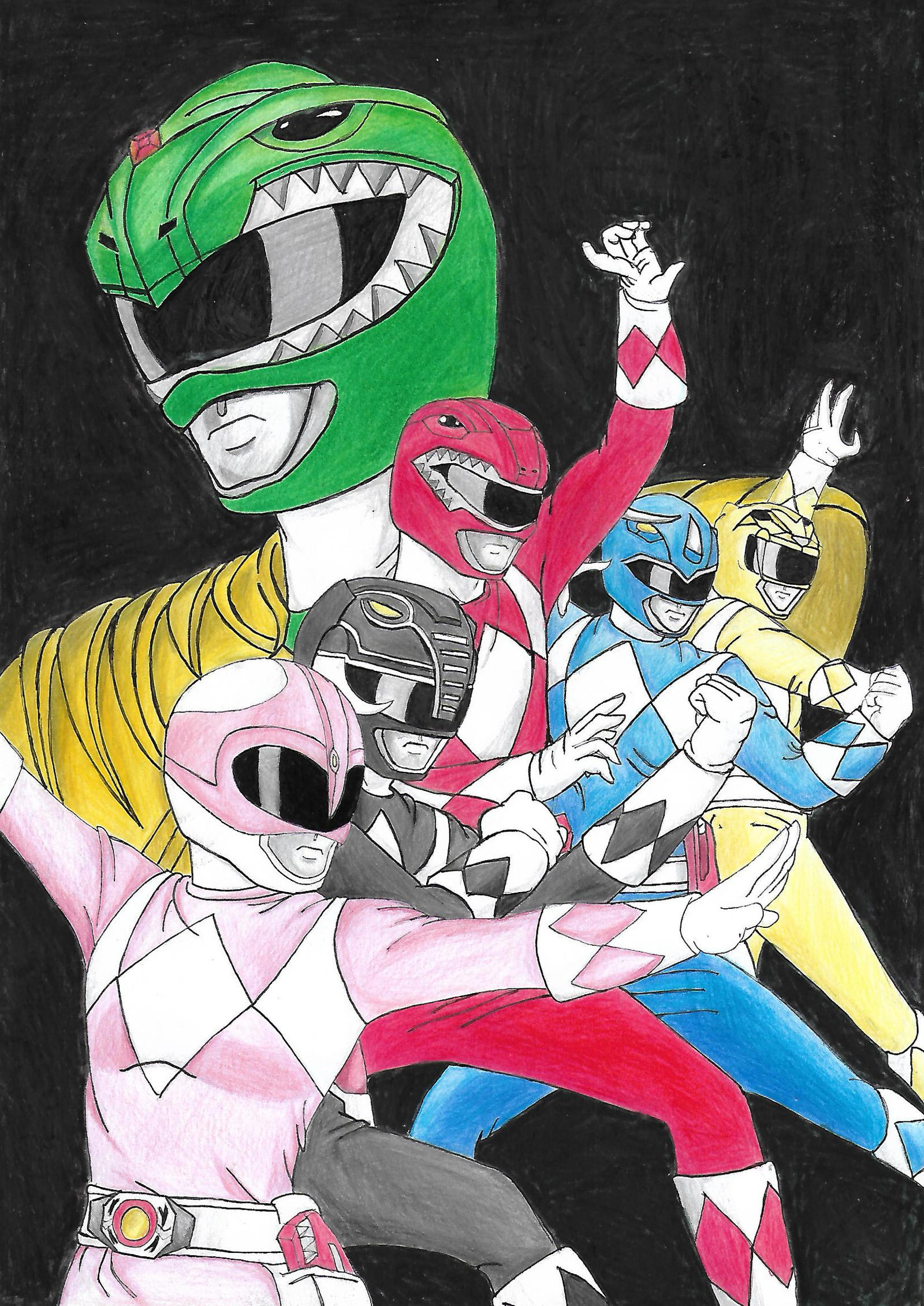 Power rangers 2018 -old drawing 86 by NerdvsoMundo on DeviantArt