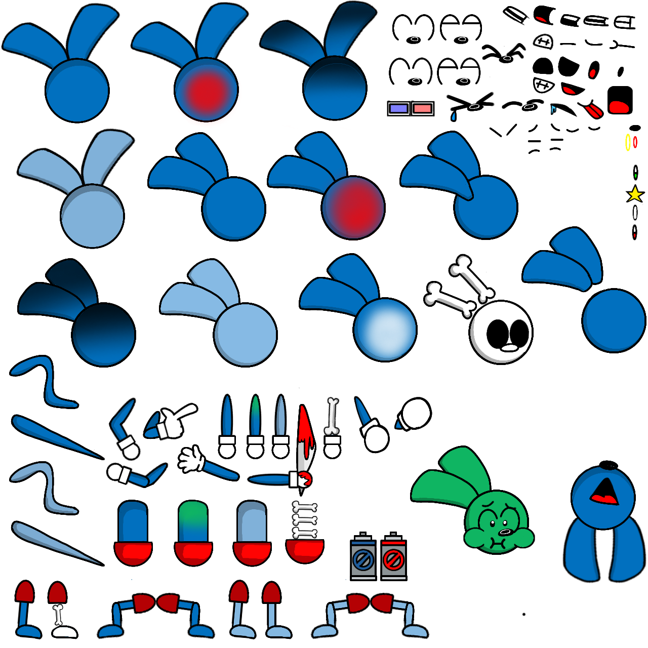 Riggy Sprite Sheet by NubG by CamJH on DeviantArt