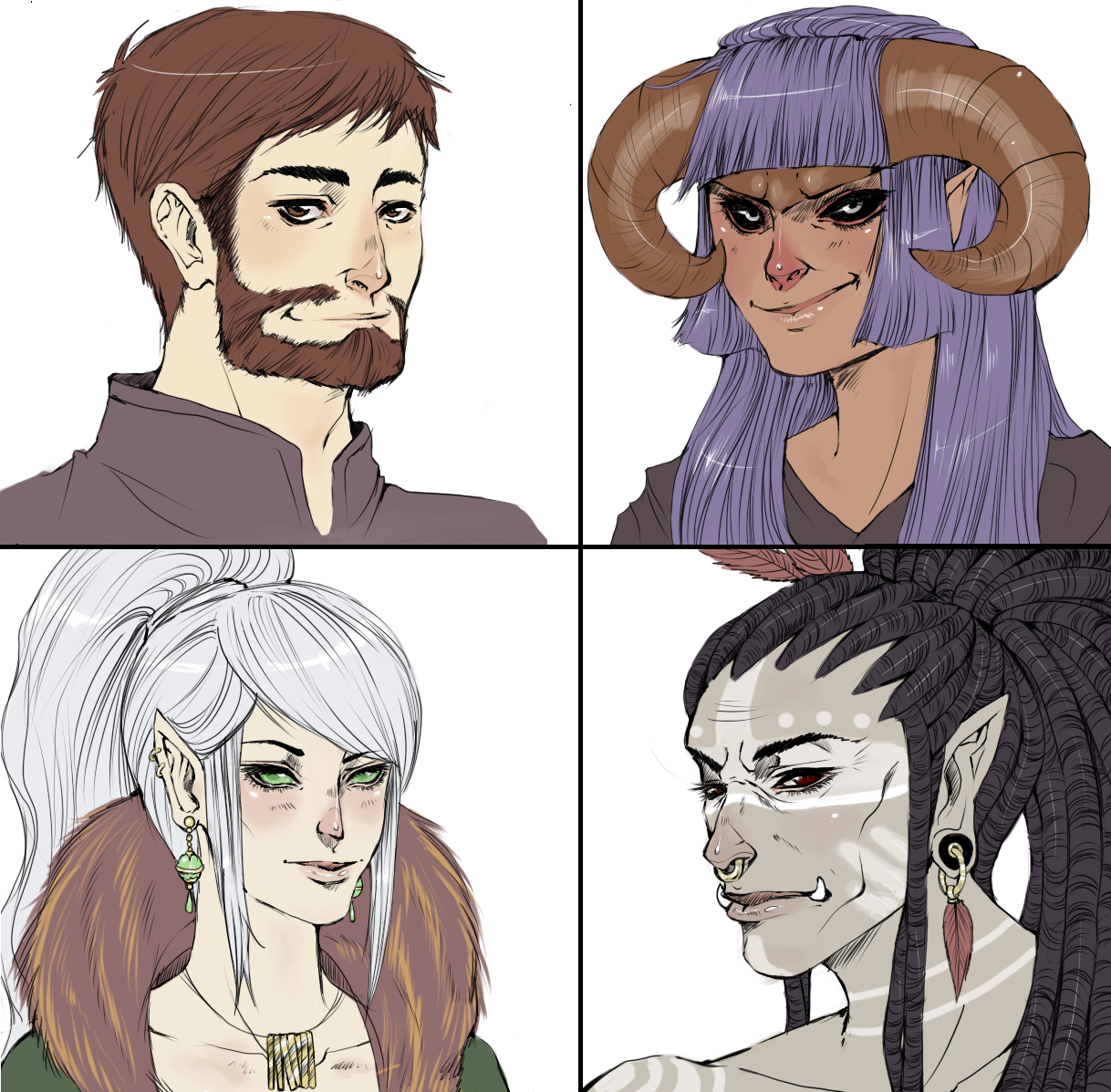 Dungeons and Dragons Portraits