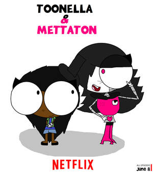 Toonella and Mettaton poster