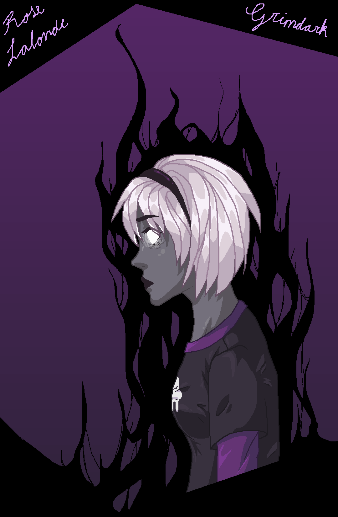 Grimdark Rose (MS Paint)