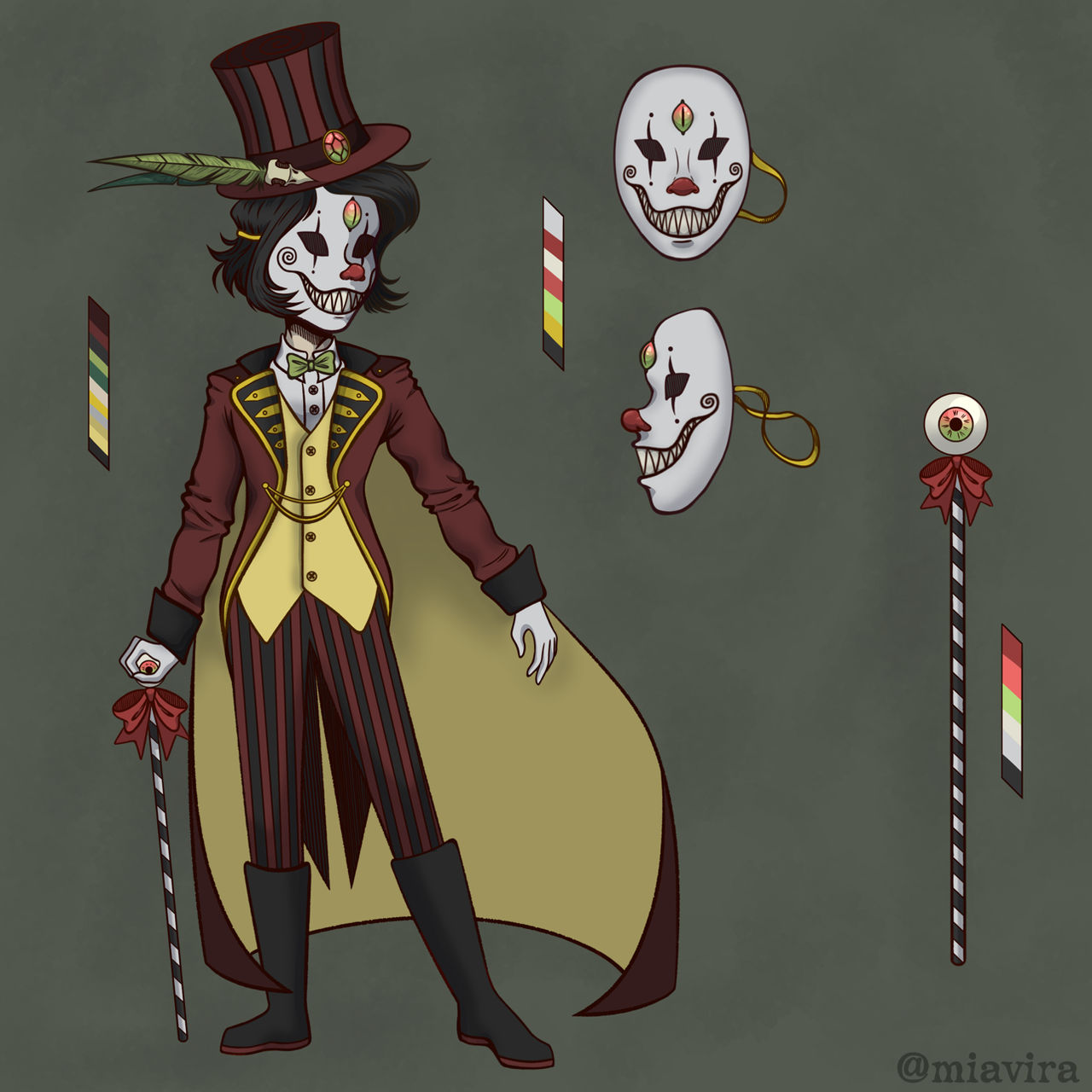 The Ringleader - Character Sheet by miavira on DeviantArt