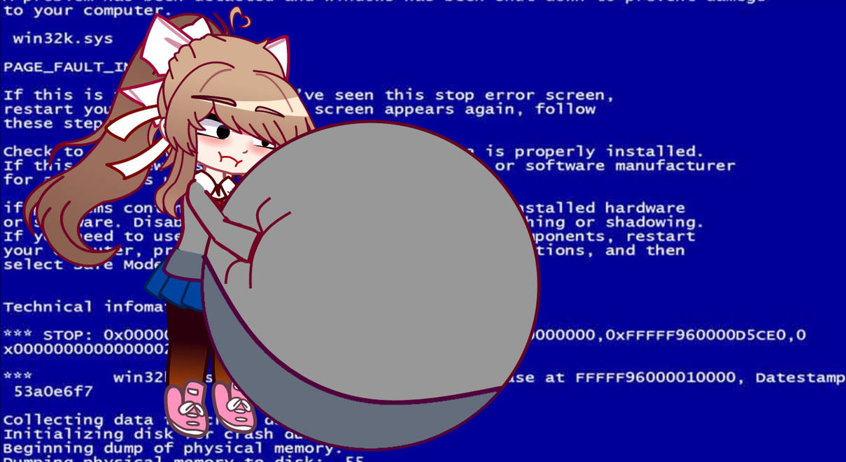 Monika chan 24 Fat Inflation by GachaTubeInflation on DeviantArt