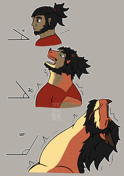 The angle trend