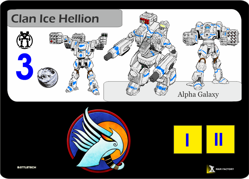 Battletech Icehellions Alpha Galaxy Clan Ice Hellion CCG by factorymam on DeviantArt