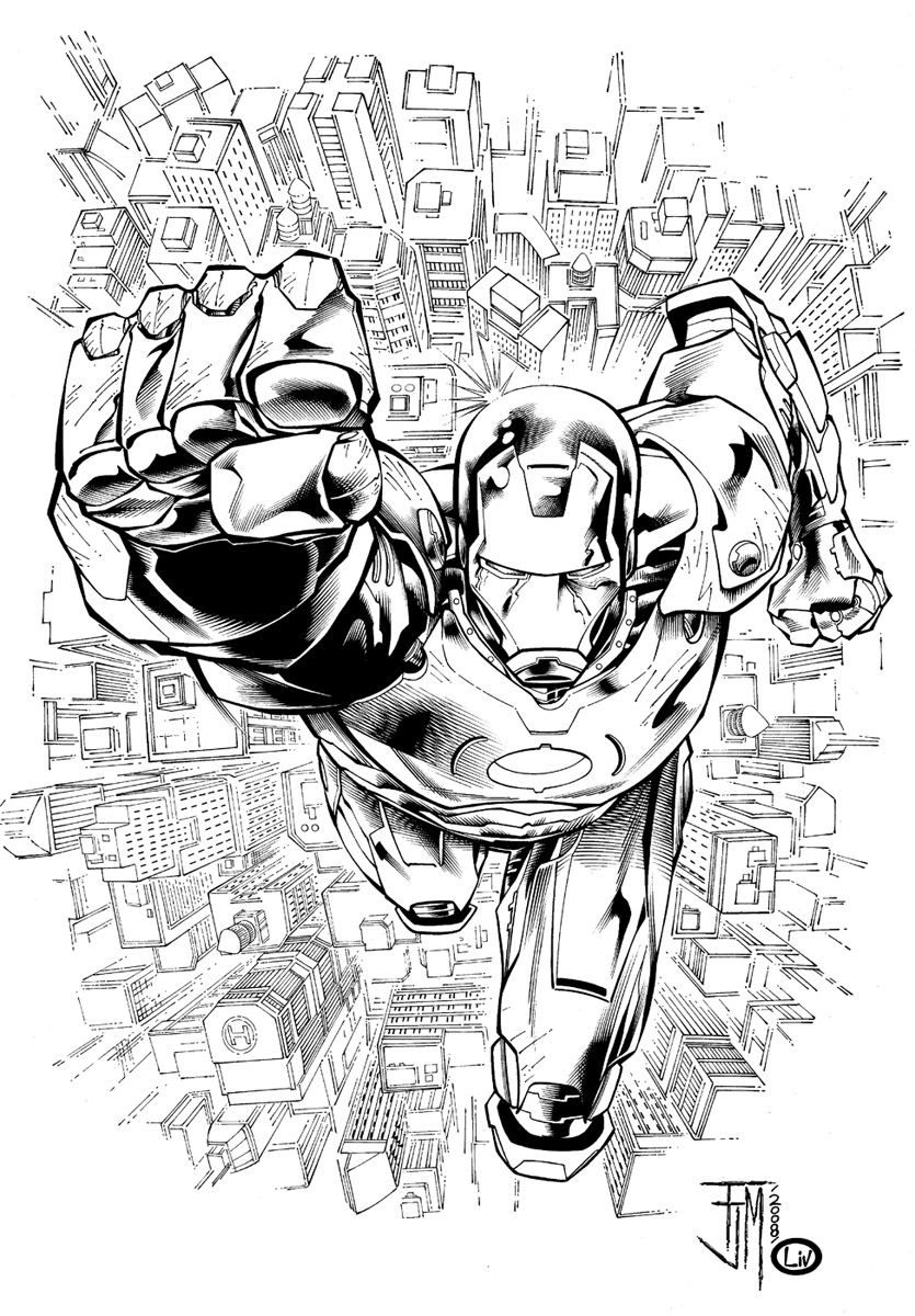 Livsay Inks Iron Man