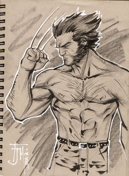 Drink and Draw Wolverine
