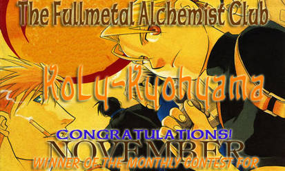 November Award --KoLy-Kyohyama