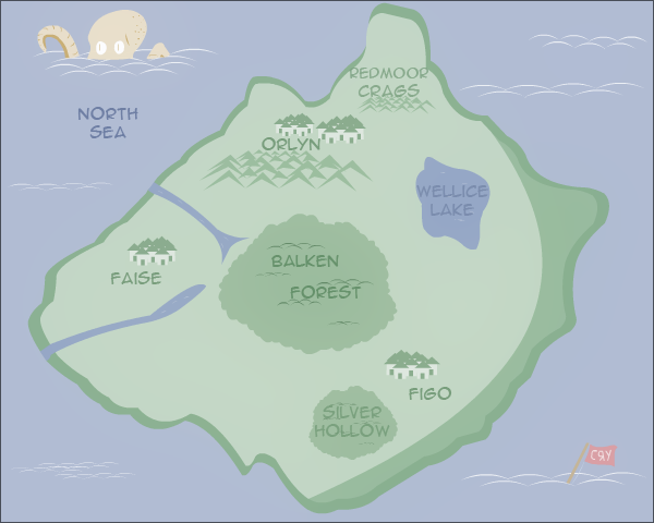 Map for the Unnamed Continent