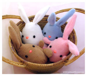 Basket of Easter Bunnies