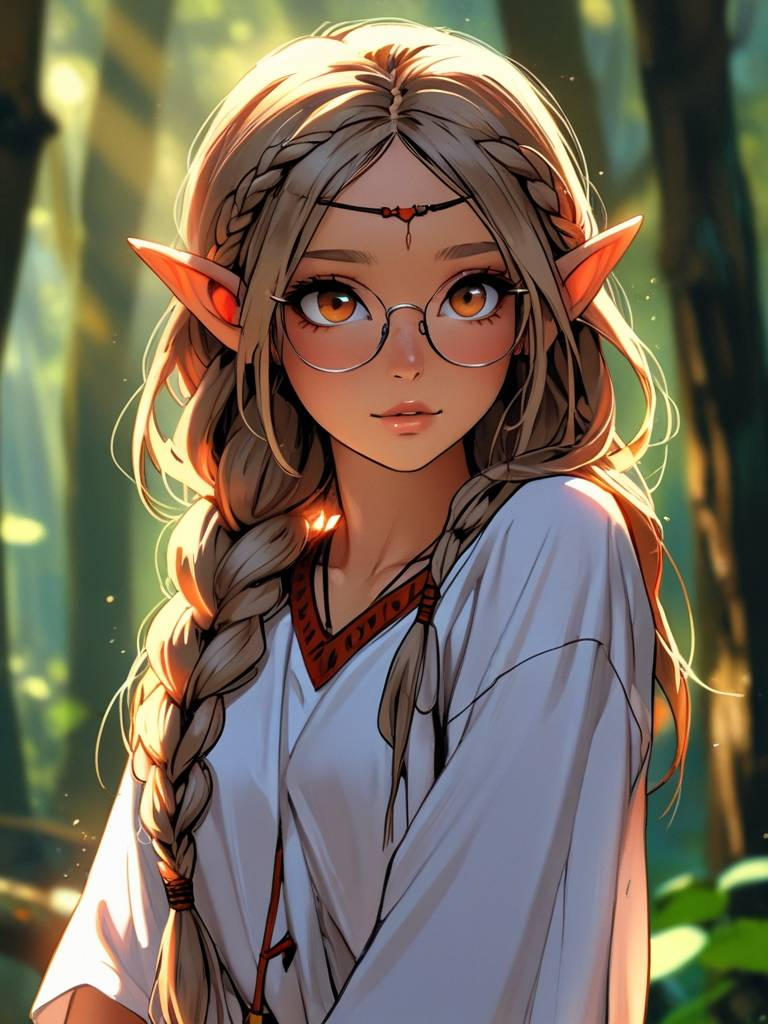Elf girl by 078487p on DeviantArt