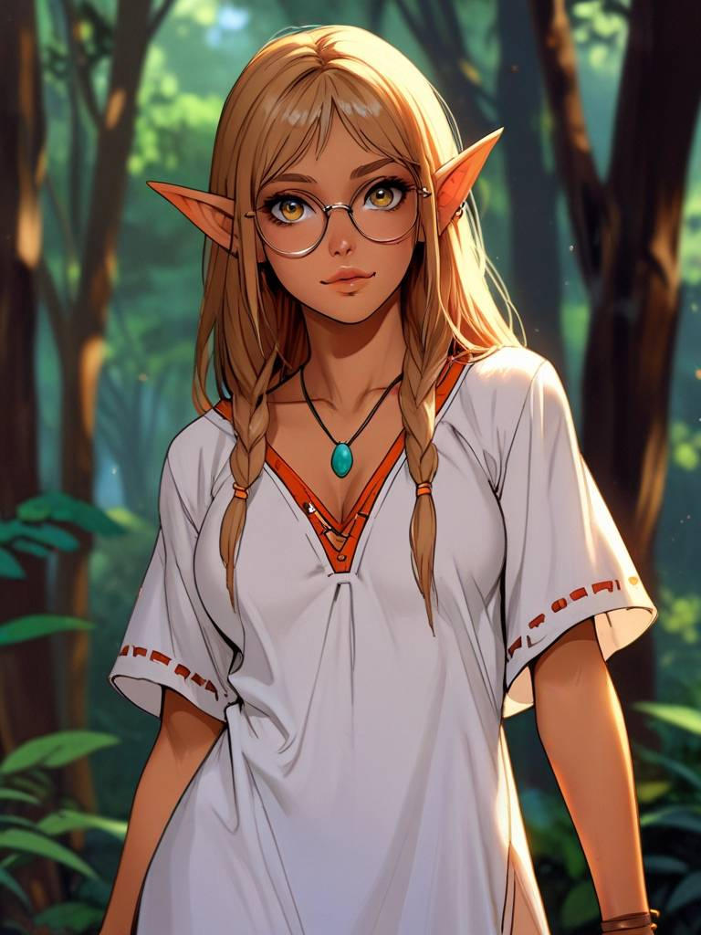 Elf girl by 078487p on DeviantArt