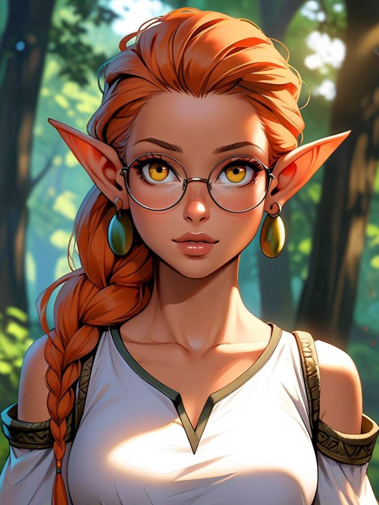 Elf girl by 078487p on DeviantArt
