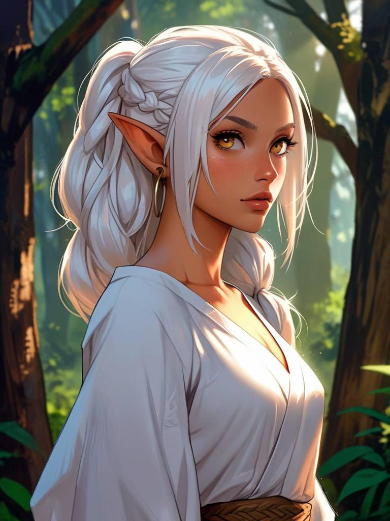 Elf girl by 078487p on DeviantArt