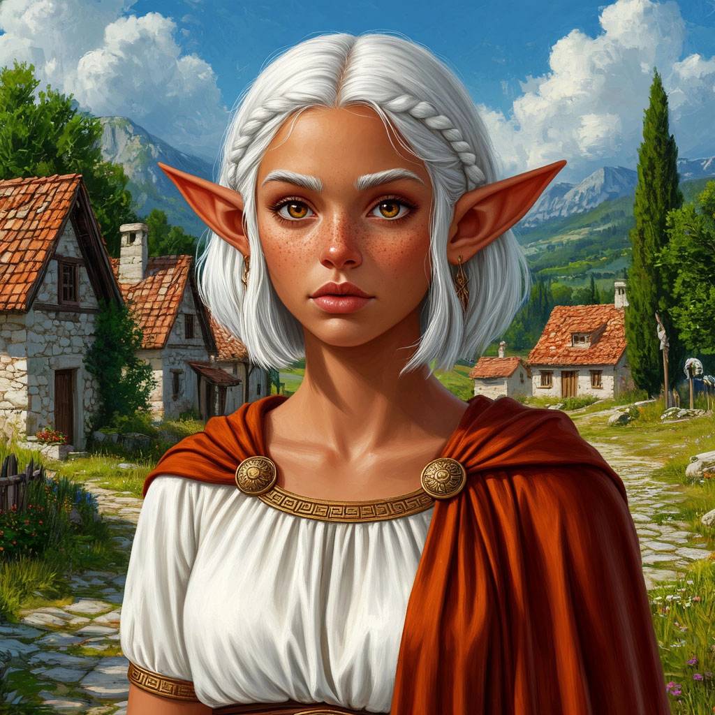 Elf girl by 078487p on DeviantArt