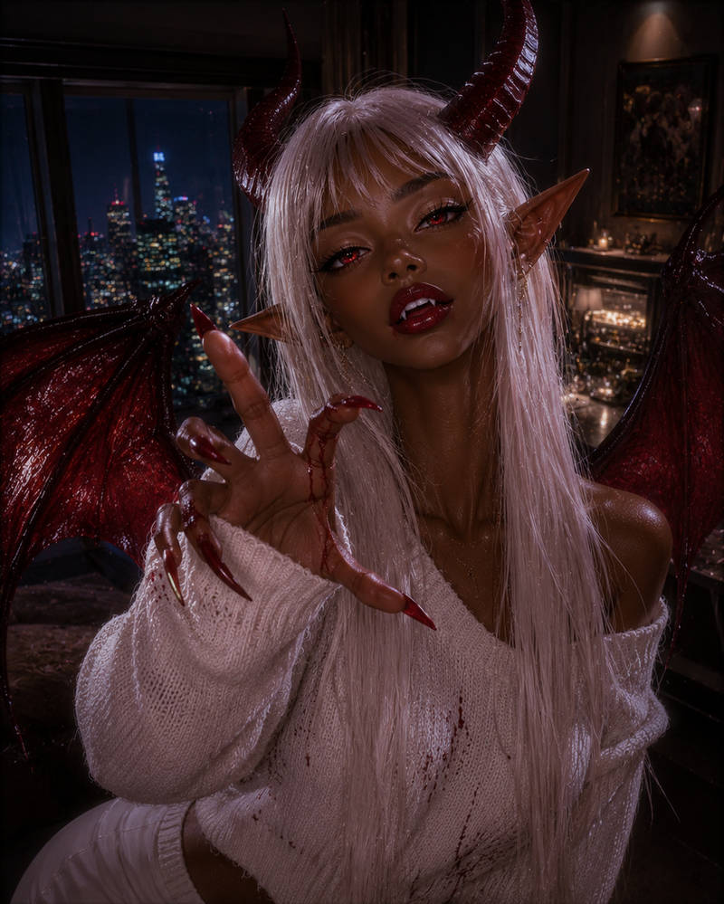 Beutiful Devil Form Beautiful dark devil girl by 078487p on DeviantArt