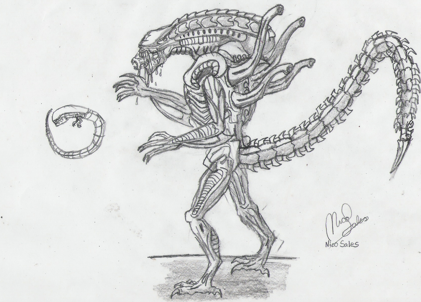 JvA concept art: Alien