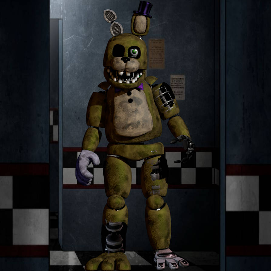 Withered Spring Bonnie By Cyberfreddyyt On Deviantart