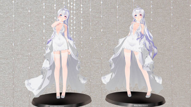 Tda Haku Wedding Dress - Model DL!