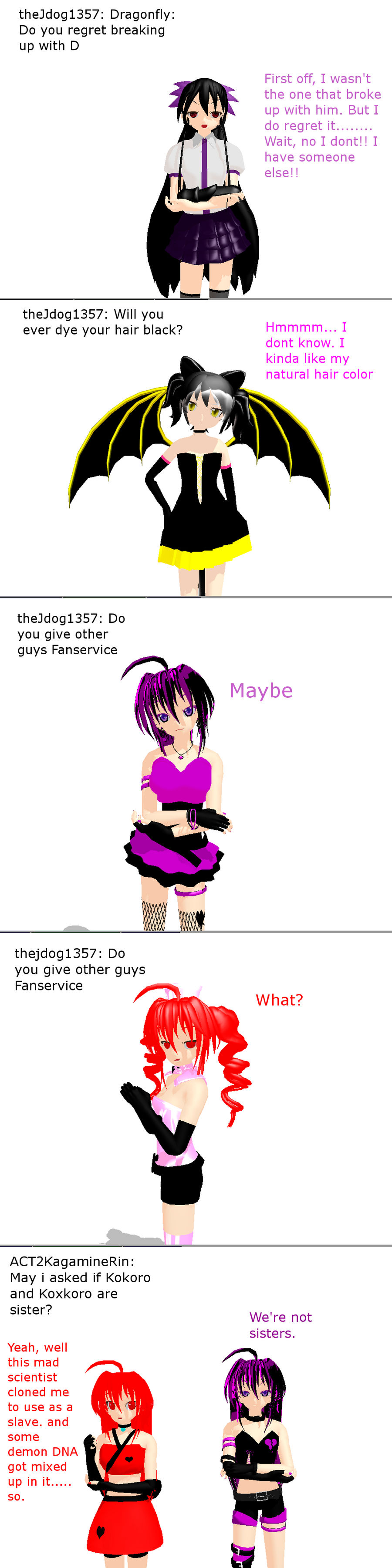 [MMD] Curse you JDOG- OC Questions