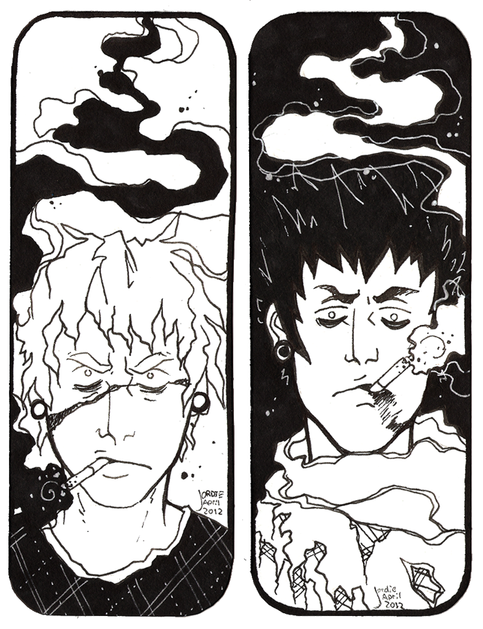 Double sided bookmark for Ckirean