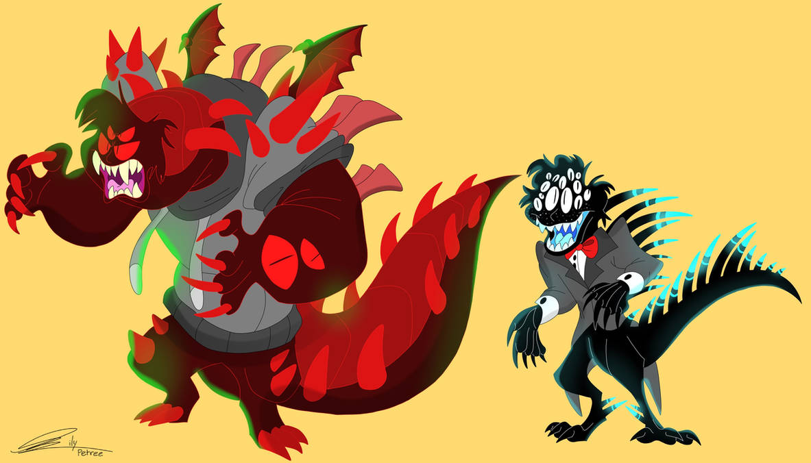 Mark and Cesar (alt forms) by ChaosInAB0x on DeviantArt
