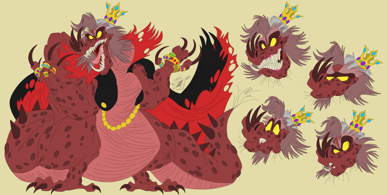 The Imagimals: King Vulcan (updated ref) by ChaosInAB0x on DeviantArt