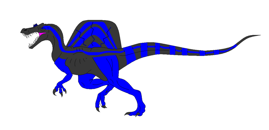 Black Spinosaurus (Dinogirl500 style) by Dinossword on DeviantArt