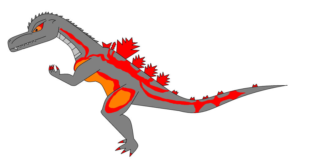 Godzilla Fire Form Burning Godzilla V2 by Dinossword on DeviantArt