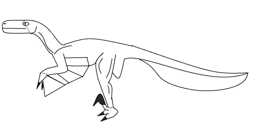 Large raptor base (feathered) by Dinossword on DeviantArt