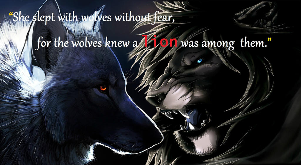 Son of a wolf When the fight is…» — создано в Шедевруме