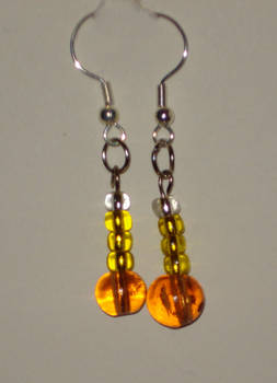 amber earrings