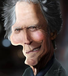 Clint Eastwood caricature