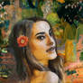 Hommage a  Gauguin ~ Vahine Tiare [Flower girl] ~