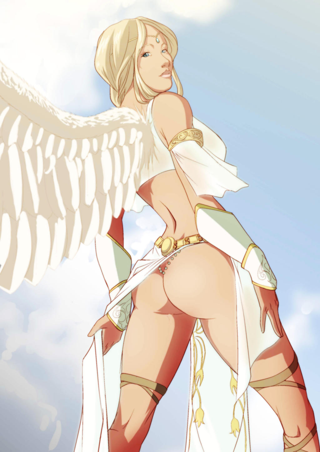 Angel's light clothes