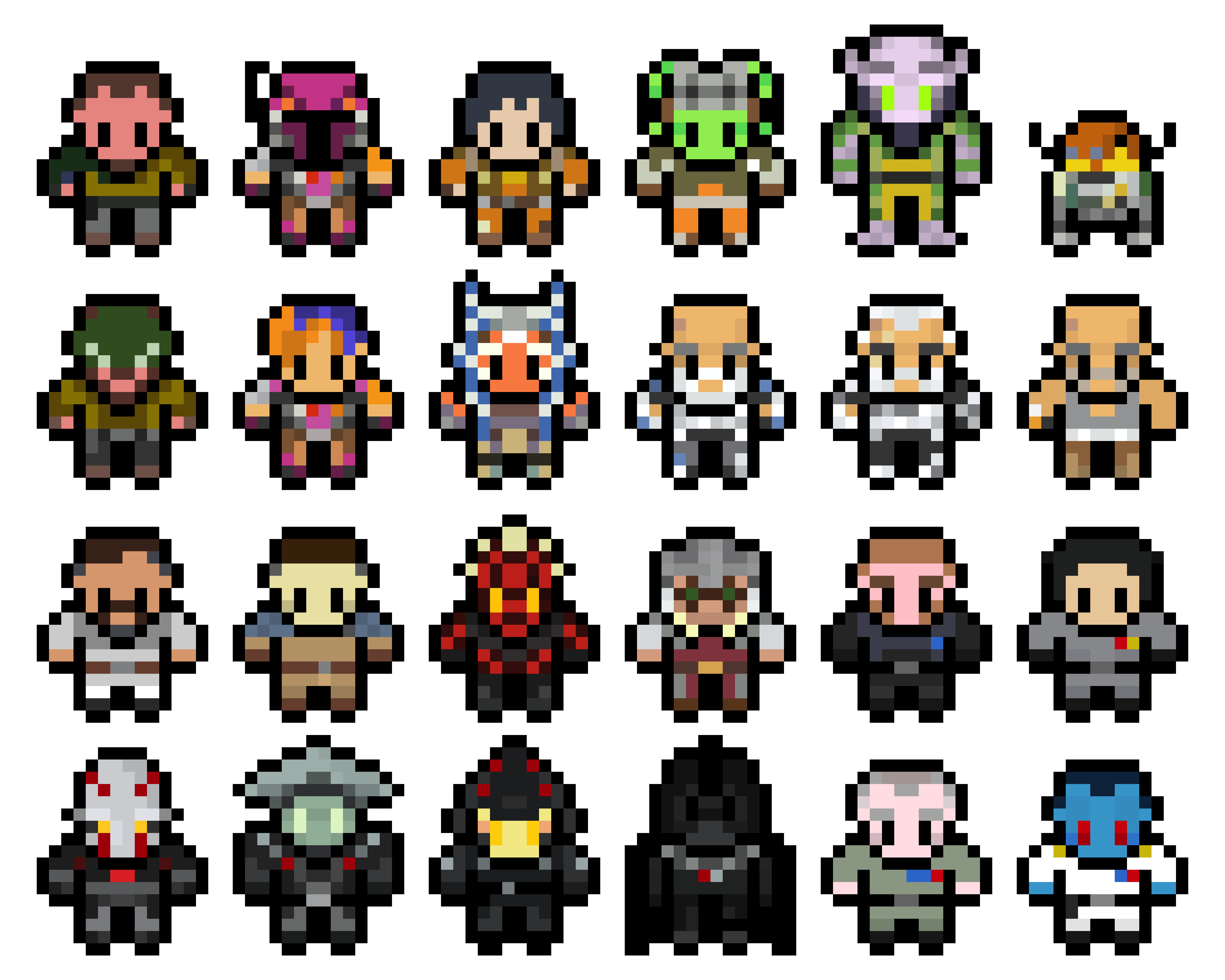 Pixel Star wars Rebels Sprites