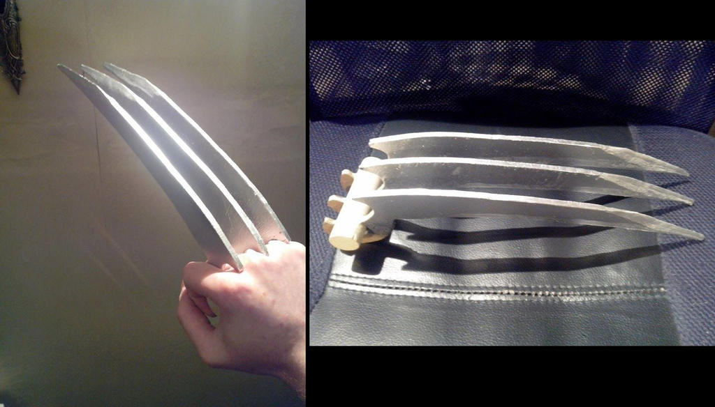Wolverine's claws / griffes de Wolverine by Maenelias on DeviantArt