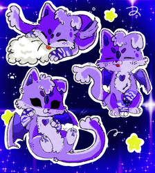 Sticker Sheet commision for GalacticCommanderKat