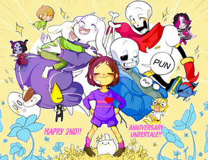 HAPPY 2ND ANNIVERSARY UNDERTALE!!!!