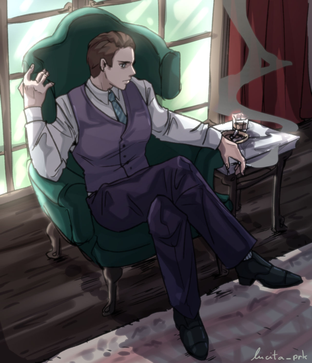 Brooding Detective Brooding Detective by lightprk on DeviantArt