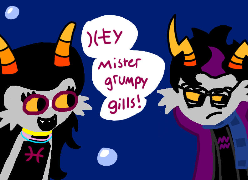 )(-EY Mister Grumpy Gills! by Bluntteh on DeviantArt