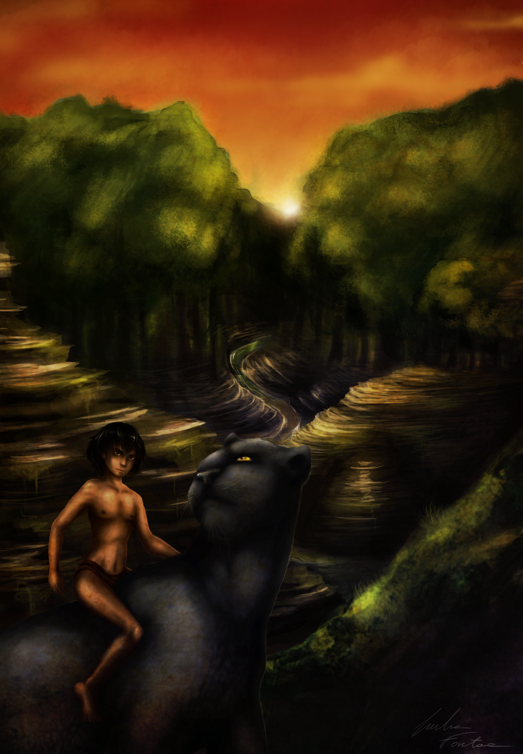 Jungle Book by BlackDragon-kin